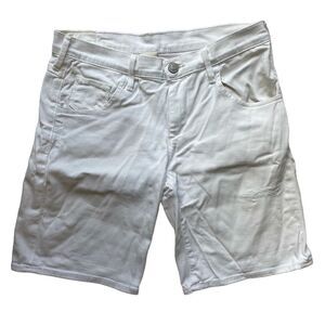 True Religion White Bermuda Denim Shorts - Women’s 29